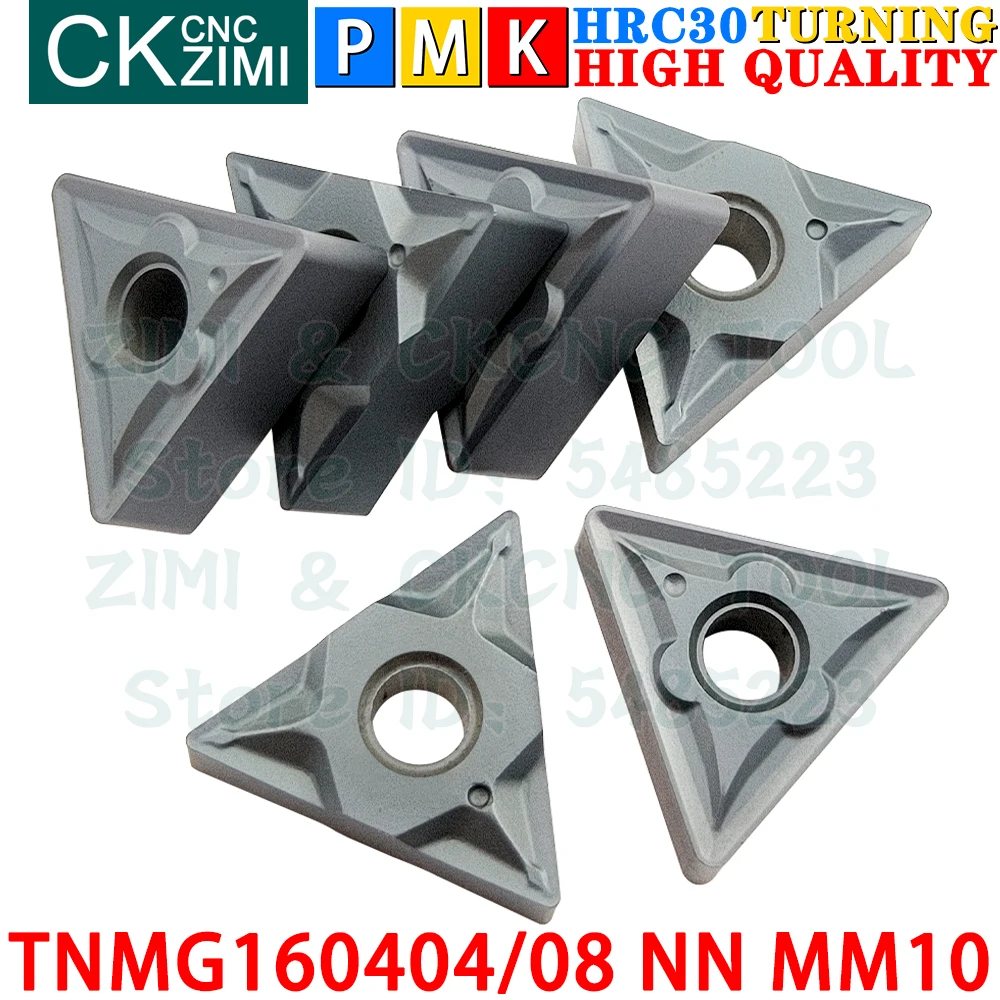 TNMG160404 NN MM10 TNMG160408 NN MM10 إدراجات كربيد خارجية أدوات إدراج تحول TNMG1604 TNMG 1604 NN MM30 MM10 CNC مخرطة معدنية ميكانيكية أدوات قطع تحول