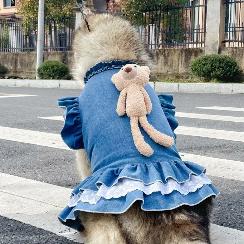 Large Dog Clothing Big Dog Dress Poodle Schnauzer Husky Samoyed Border Collie Labrador Golden Retriever Alaskan Malamute Clothes