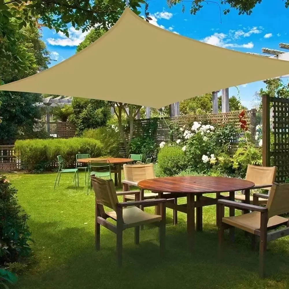 

Shade Canopy UV Protection Waterproof Sun Shelter UV-Resistant UV Block Shade Sail Waterproof Fabri Adjustable Awning Patio