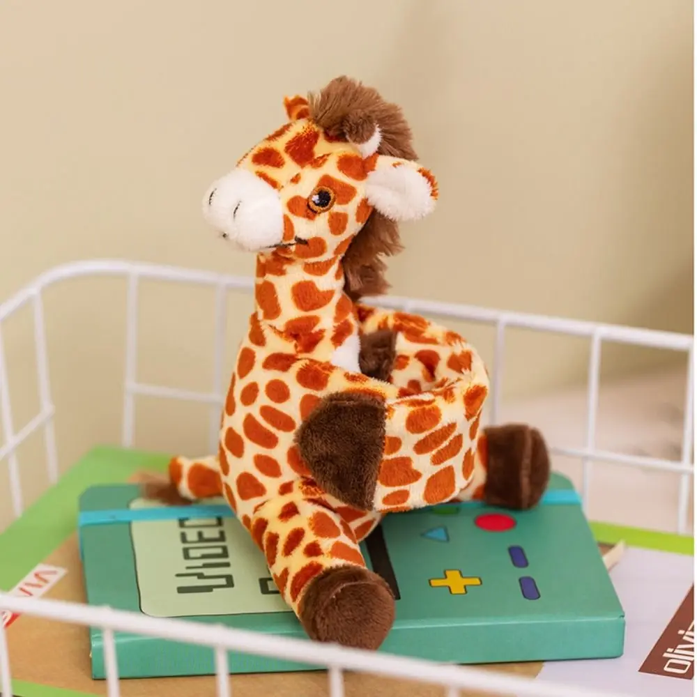 Bransoletka na rękę Zoo Series Żyrafa, Bransoletka na rękę Leniwiec Pluszowa Lalka, Urocza Symulacja Słonia Pluszowa Opaska na Rękę, Dekoracja Domu