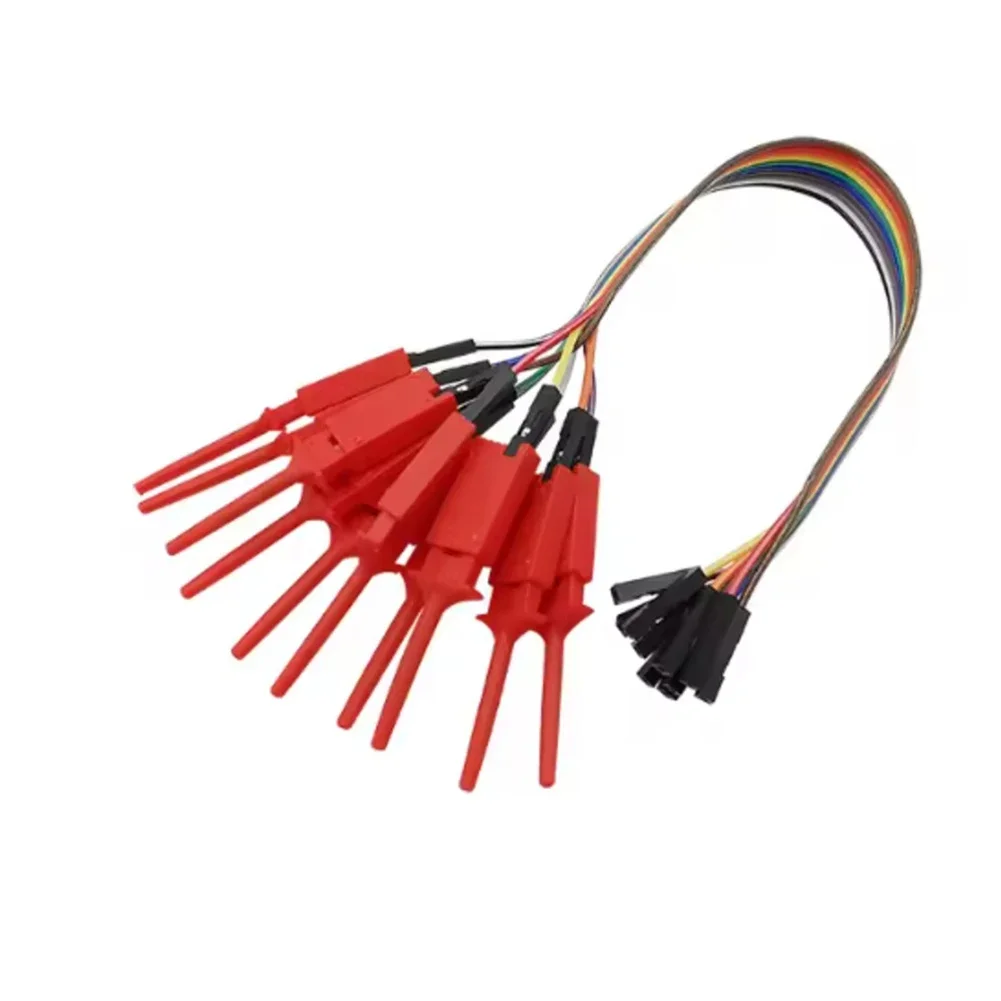 

Testing Environment Cable Clamp Kit 20-pin Probe Set 20 Pin Logic Analyzer Clips Copper Wire Easy Connection Design