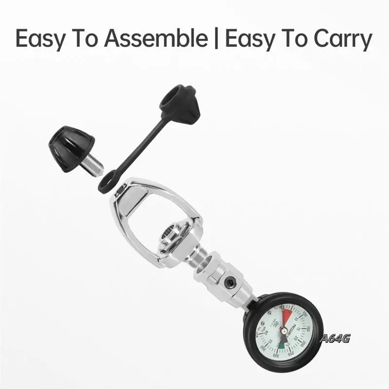 

Professional Dive Accessory: Submersible Air Tank Pressure Gauge With YOKE Connector