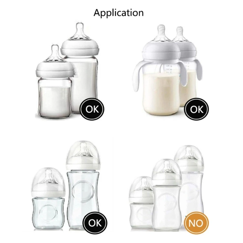 Baby Bottle Handle  Grade Sippy Cup Handle Grip for Baby Bottles for AVEN Dropshipping