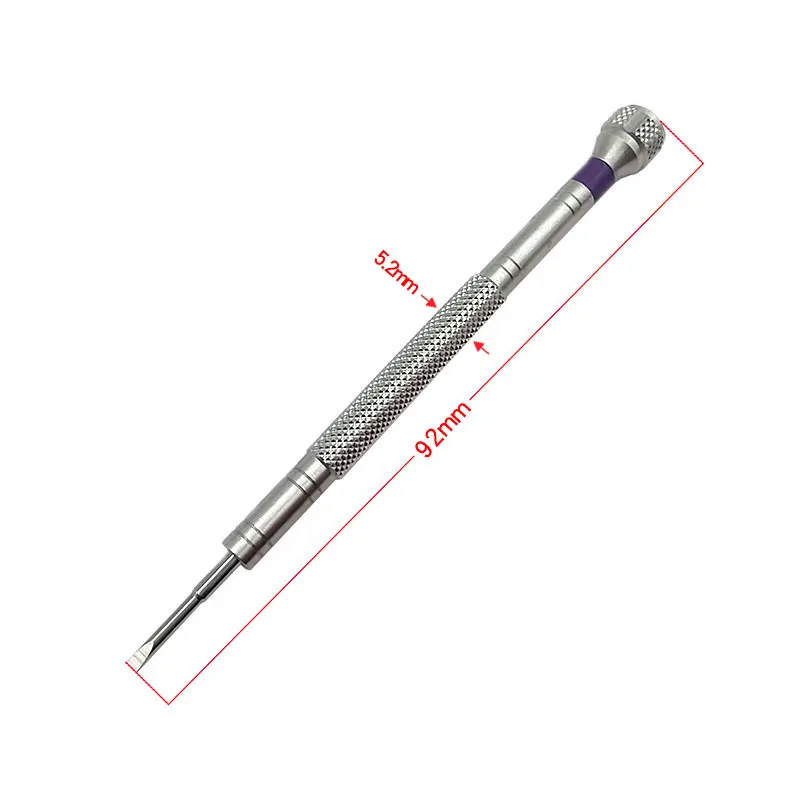 KWONG YUEN Watch tools 10 plastic box set screwdriver professional repair table tools screwdriver repair 0.6-2.0mm