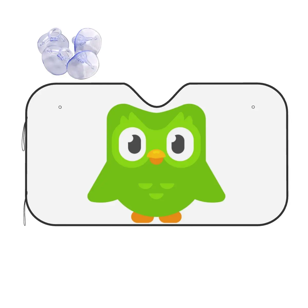 

Duolingo Owl Duo солнцезащитный козырек на лобовое стекло автомобиля, переднее лобовое стекло, солнцезащитный козырек, аксессуары, чехлы