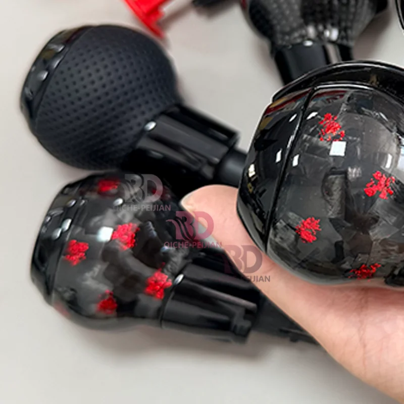 Automatic shift lever, suitable for Audi A3 S3 RS3 Q3 S6 RS6 A4 A5 A7 Passat B7 Golf 7 GTI CC shift knob forged carbon fiber acc