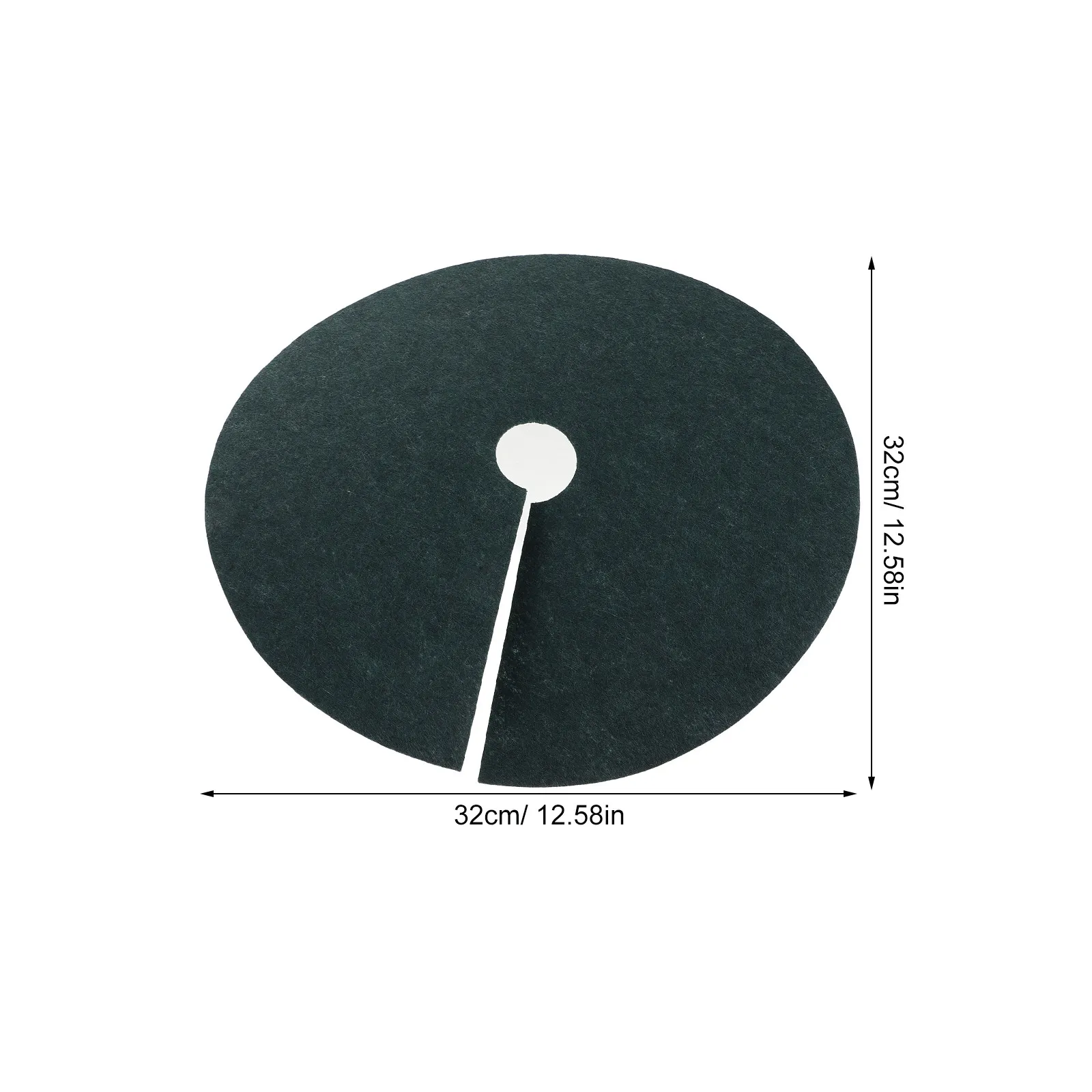20pcs 32cm Garden Barrier Non-Woven Cover For Garden Blocking Fabric - Anti Grass Cloth Recycled Nonwoven Mulch Tree Root Covers