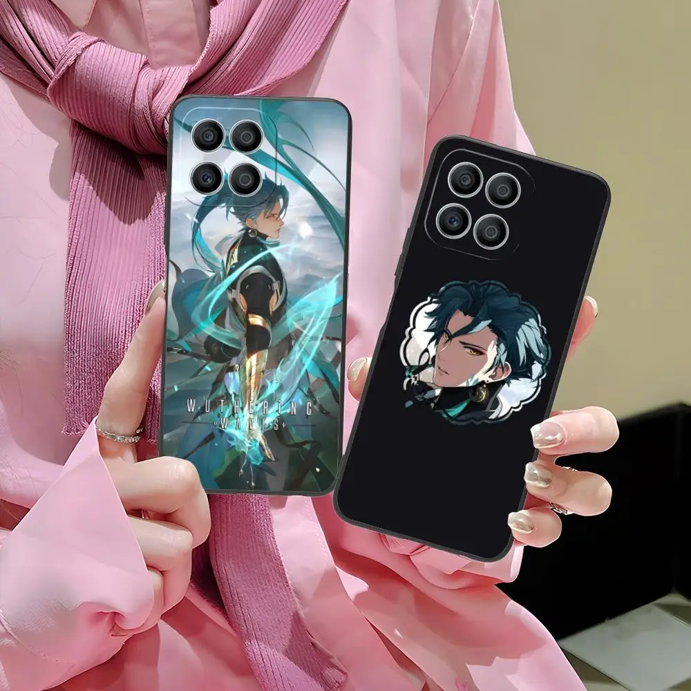 

Чехол для телефона Wuthering Waves Jiyan для Honor 90 80 70 60 50 30 20 10 9 8 7 Pro S SE Lite 5G с цветной печатью, роскошный красивый чехол
