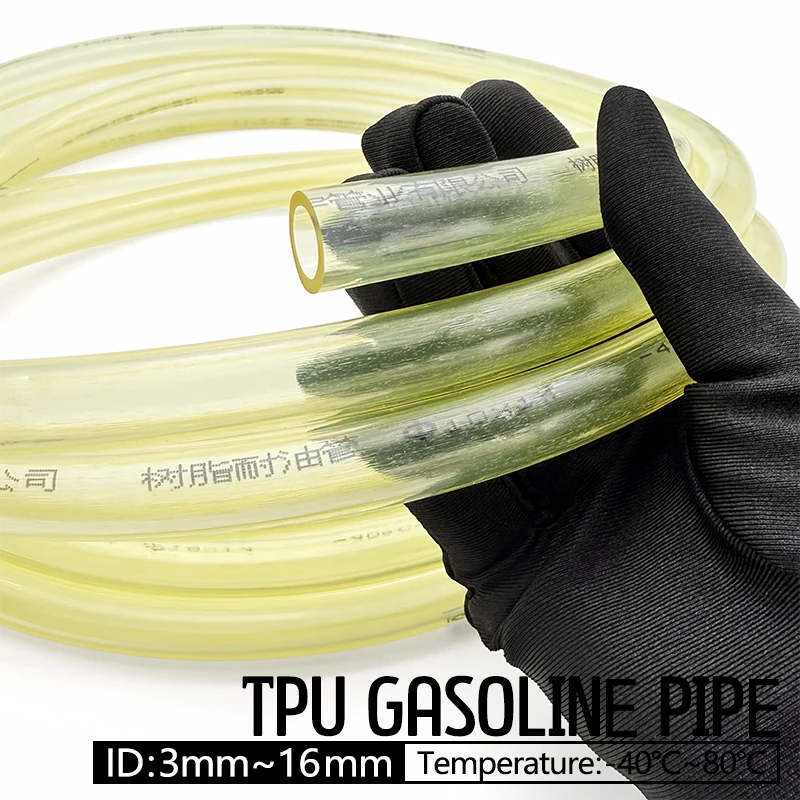 

1 м топливный газовый шланг, желтая струнная трубка ID 3 4 5 8 10 12 14 16 мм для триммера, бензопилы, вентилятор, инструменты, маслопровод, инструменты для самостоятельного изготовления