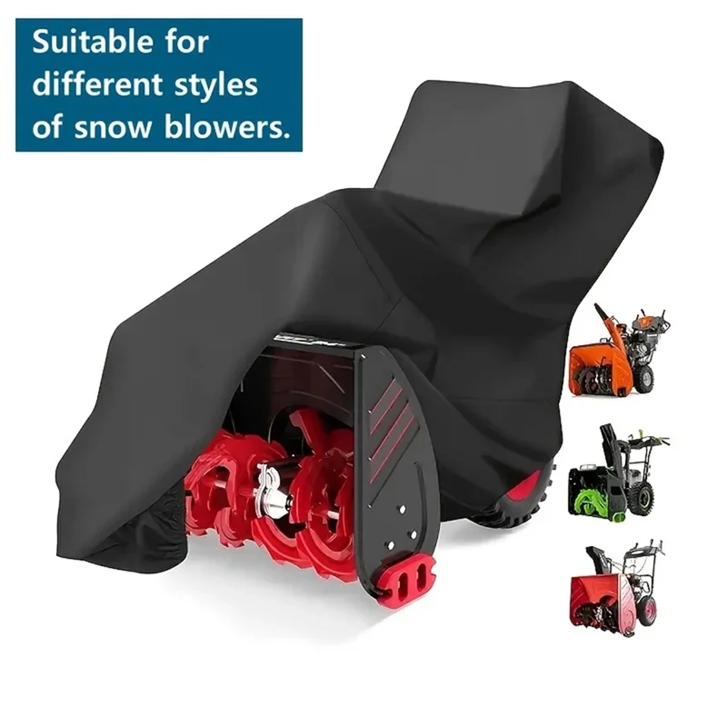 A02M-Dust& Rainproof Cover For Electric Snow Blower Outdoor Snow Thrower Protective Case Sunscreen For Snow Remover Machine