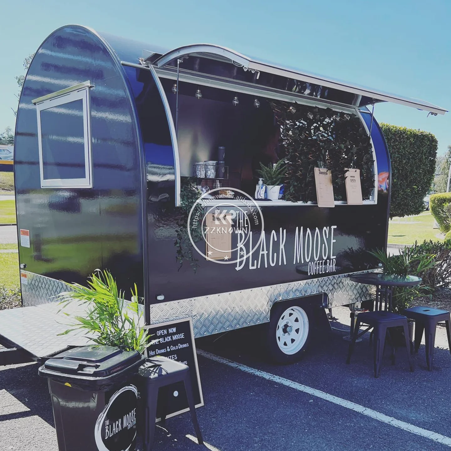 

Food Trailer Food Cart Food Truck With Full Kitchen Restaurant Equipment Van Ice Cream Cart
