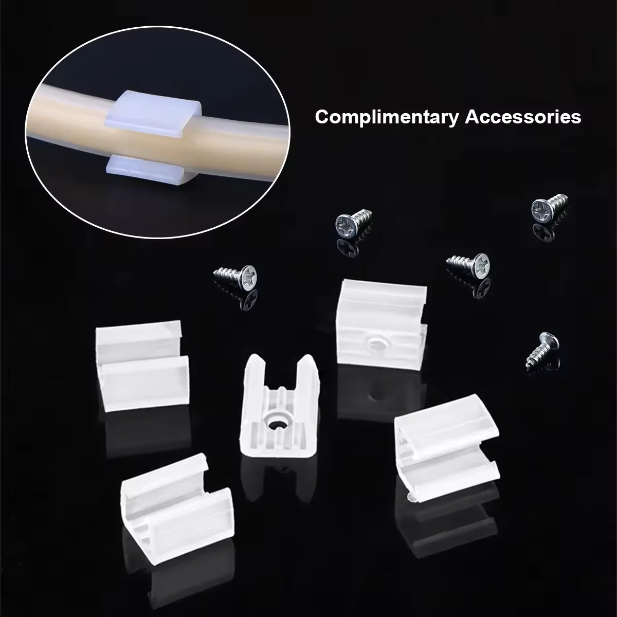 220V 230V Cob LED Light Strip EU Plug Dimmable Bright IP65 Waterproof 320LEDS/m Warm Cold White Indoor Outdoor Decor Lights