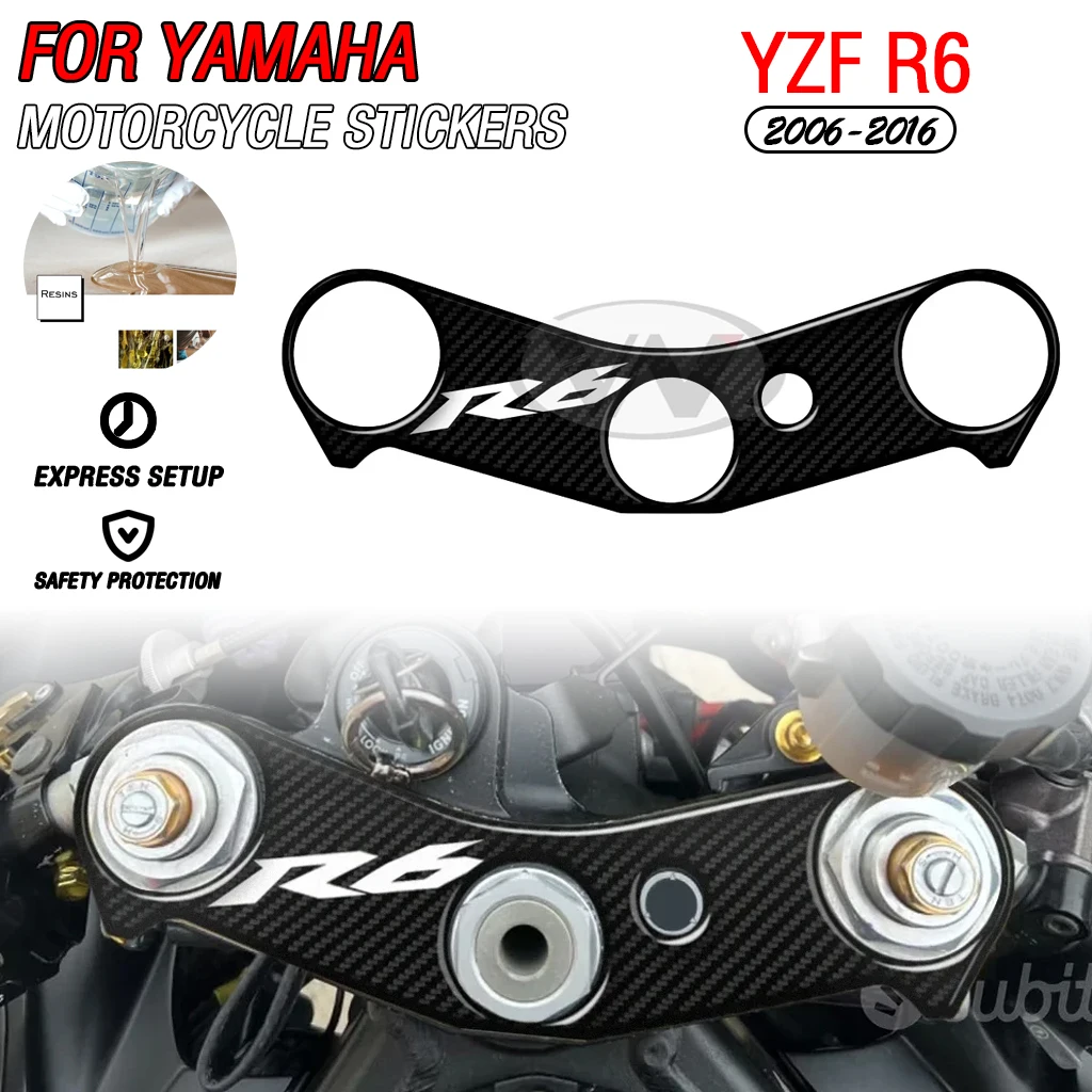 

For Yamaha YZF R6 Motorcycle Trident Guard Sticker 2006-2016 Protective Decoration
