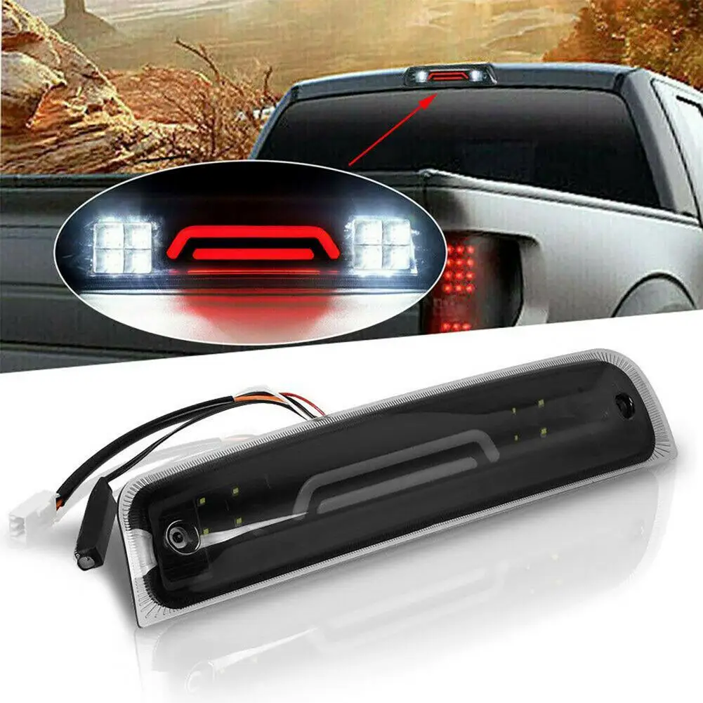 Car Brake Light Clear Car LED Third Rear High Mount Stop Lamp 55372082AD 55372082AC for Dodges RAM 1500 2009 2018 for RAM