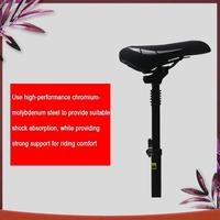 Electric Scooter Seat Adjustable Saddle Set Shockproof Bike Seat Cushion Can Be Raised Lowered For Xiaomi M365/Pro Parts White