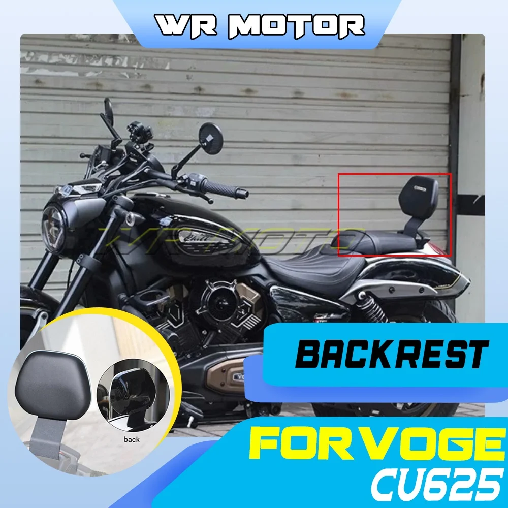 Retro Comfort Passenger Backrest Lumbar Support Pad Fit For VOGE CU625 Rear Seat Modification Parts