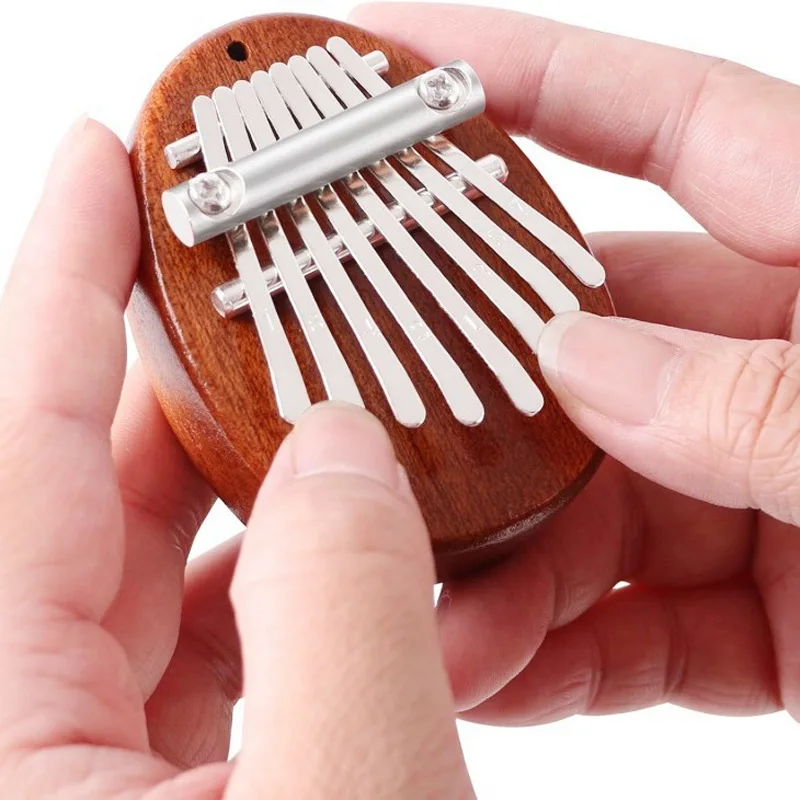 Finger Thumb Piano 8 Keys Kalimba Musical Instrument Exquisite Gifts To Relieve Stress And Anxiety ADHD Fidget Toys Adults Kids