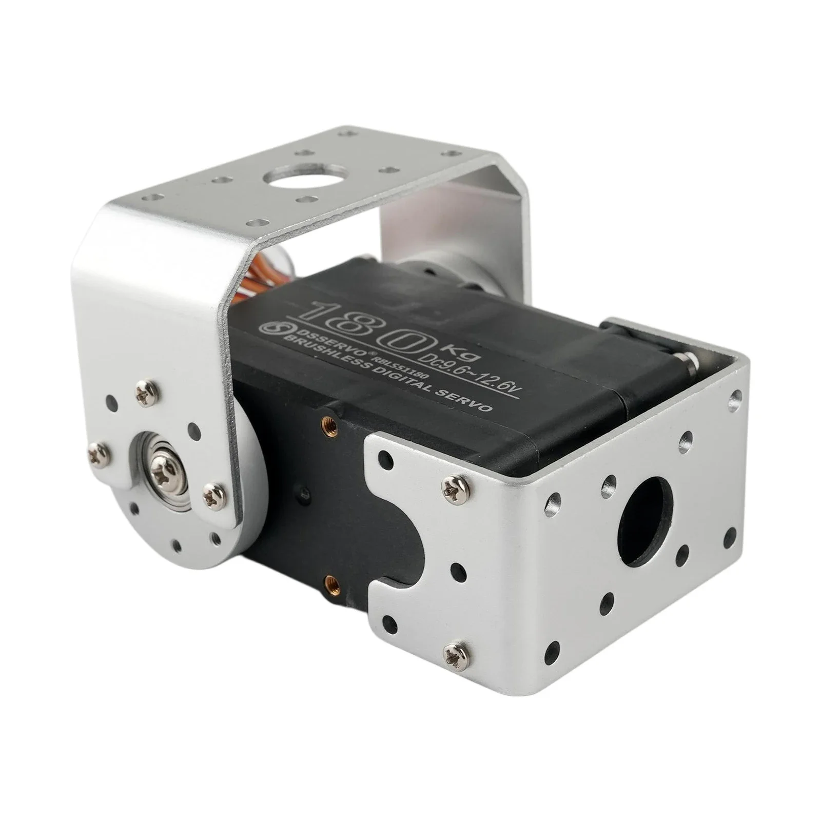 RBLS51180 180KG High Torque Dual Shaft Digital Servo 12V Brushless Motor Metal Gears Waterproof Actuator