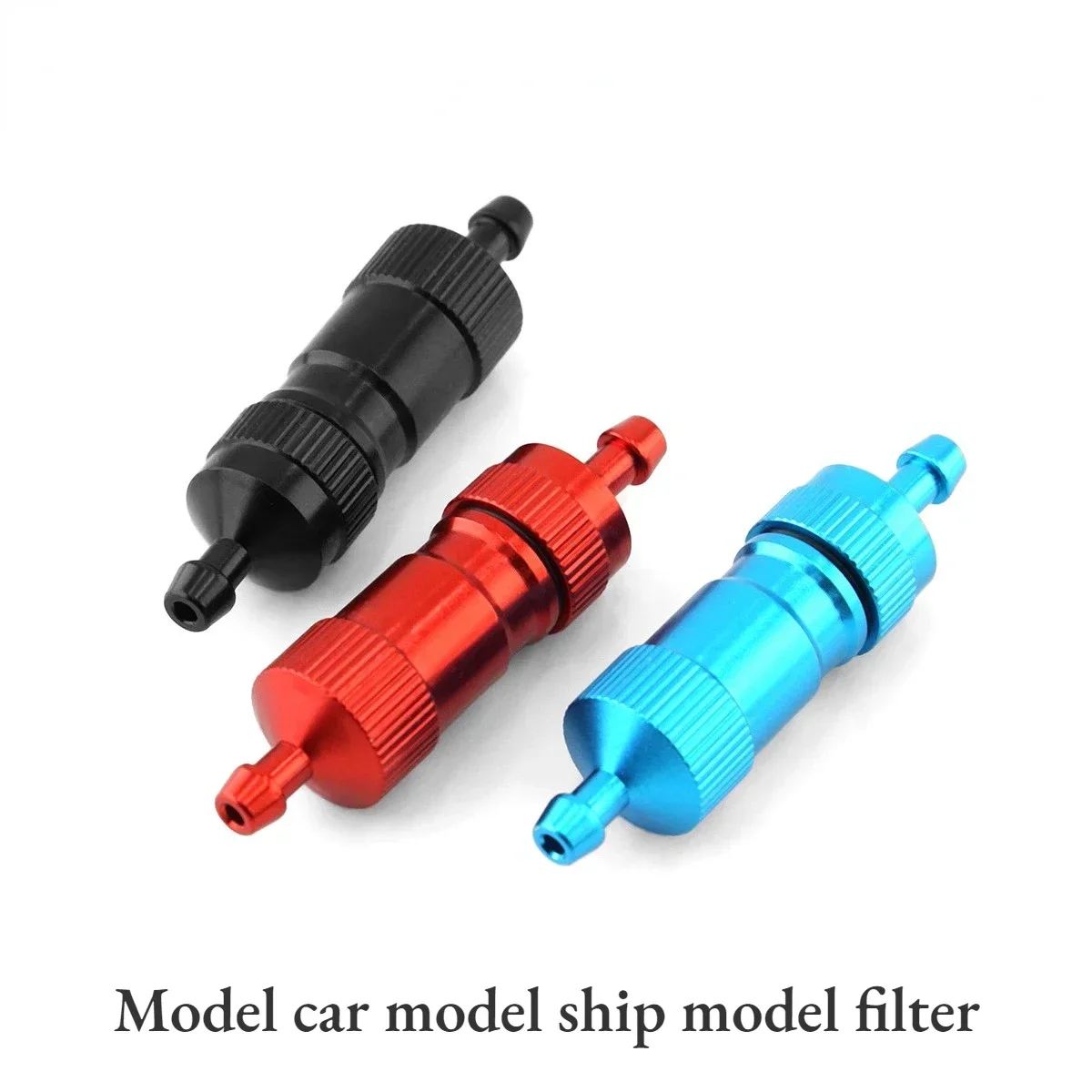 1pcs RC Boat Fuel Filter Fine for Aircraft and vehicle models GAS Nitro Simulation model Take Apart Type Aluminium L50mm