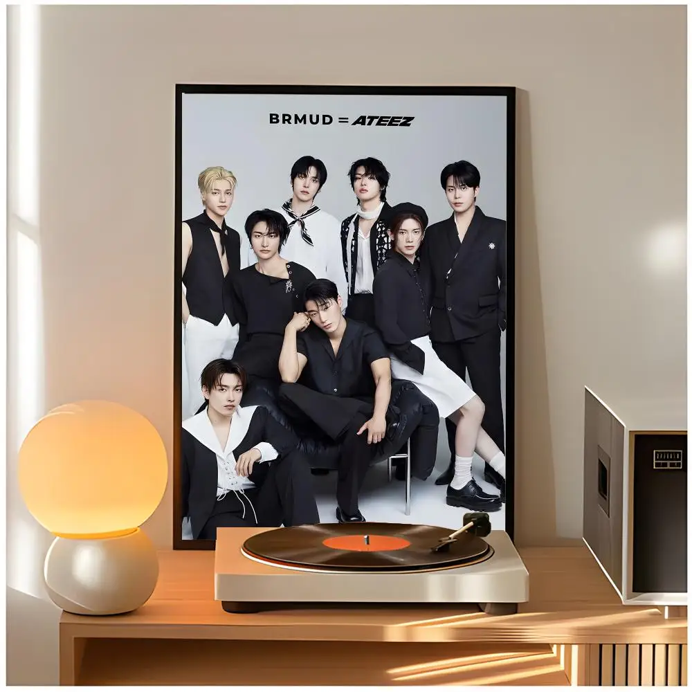 kpop group a-ateez Poster Classic Wall Art  Home Decor  Peel and Stick Unframed - view 6