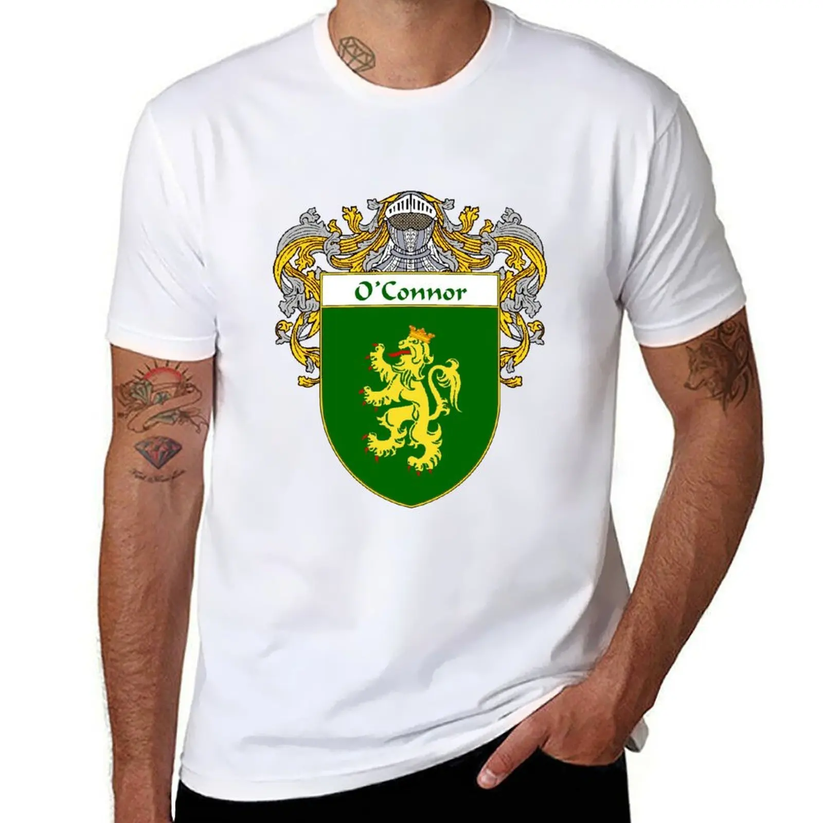 

O'Connor Coat of Arms/Family Crest T-Shirt cotton t shirt pack funny t shirts cotton T-Shirt
