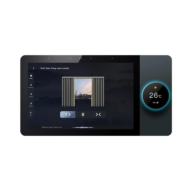 Tuya Smart Life Home Versão de música host de controle central de 8 polegadas com gateway Zigbee integrado