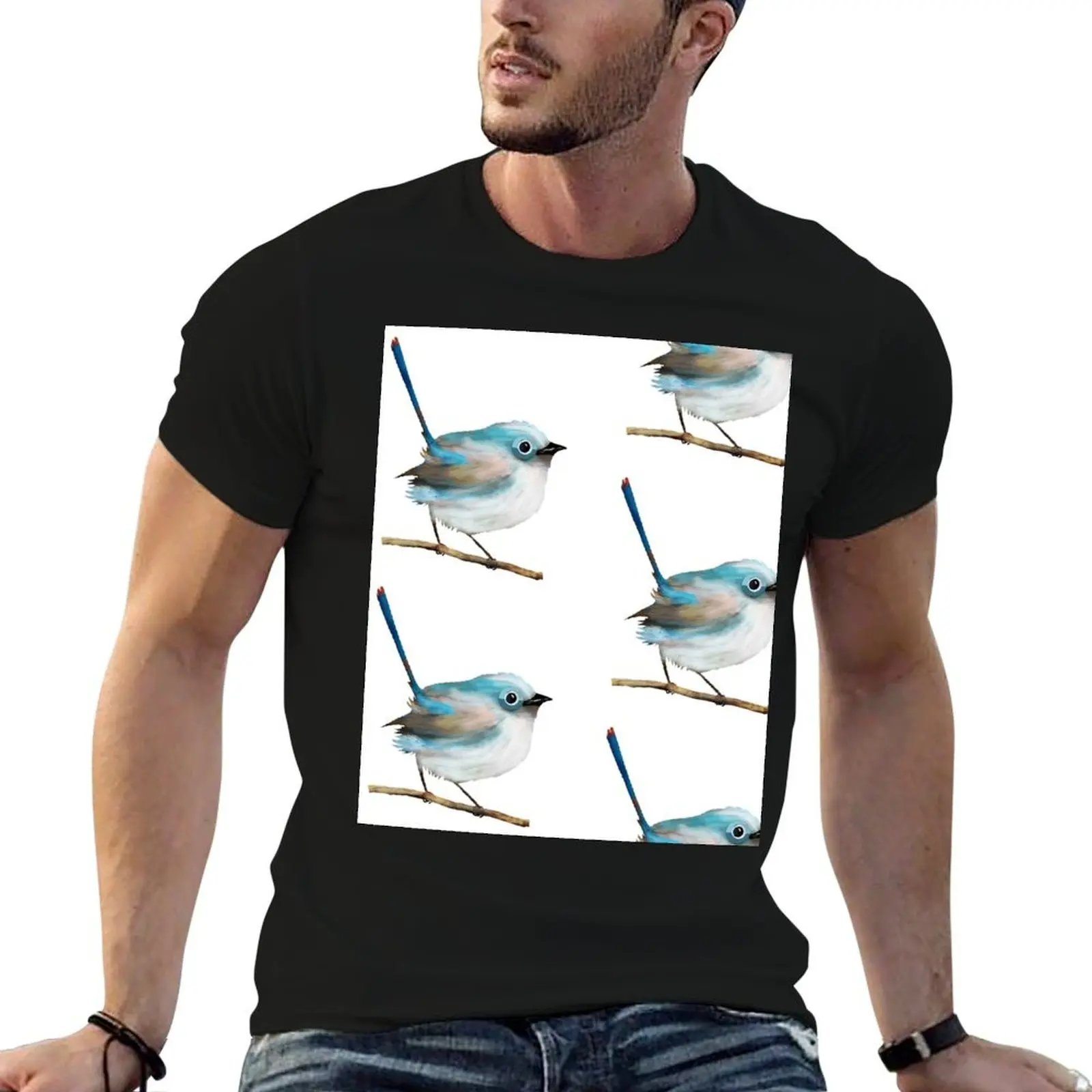 Little Fairywren T-Shirt Short sleeve tee cheap stuff anime shirt slim fit t shirts for men