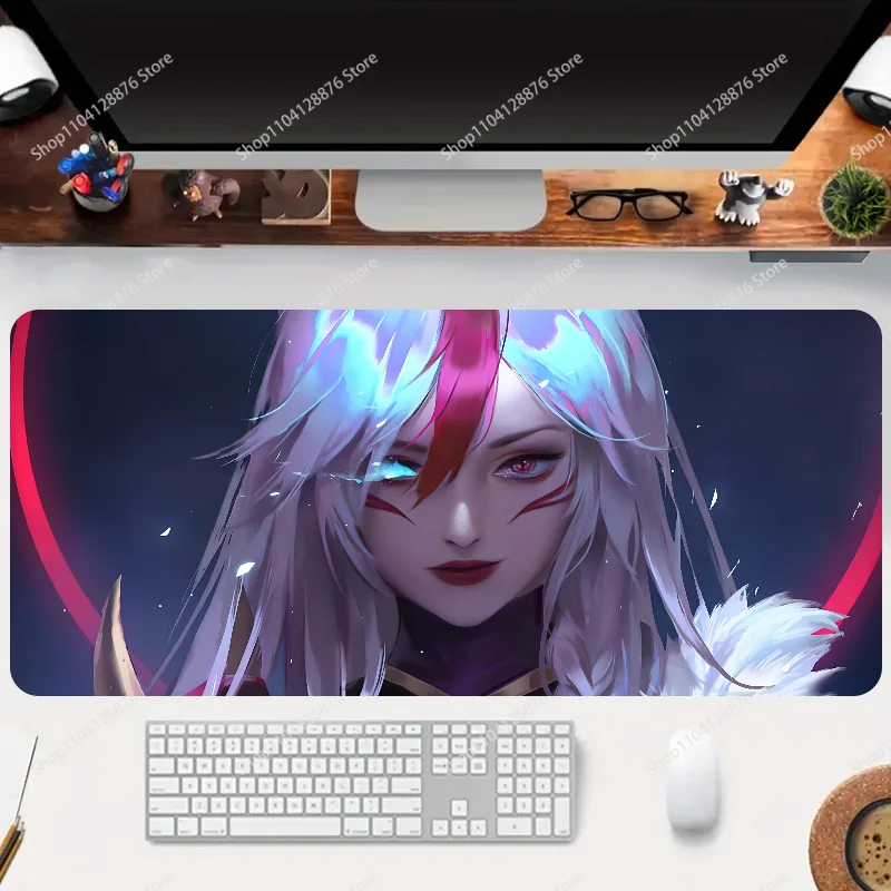 1PC  W-Winter Wanderer Xayah LOL Non-slip Mouse Pad Suitable For Office Computers Laptops E-sports Game Desk Mats XXL Keyboard