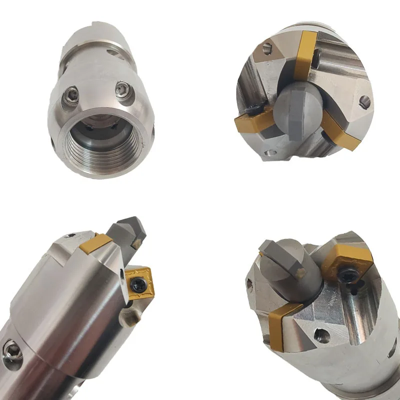1KG Rotating Alloy Strong Blade Head Dredging Blocked Pipe Silt Brick Sewer Pipe Stainless Steel