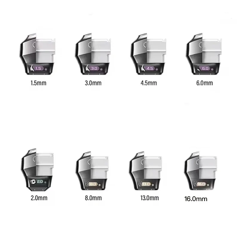 Cartouches de remplacement pour Machine HIFU 12D, Lifting du visage à ultrasons, raffermissement de la peau, sondes Anti-vieillissement amincissantes, 8 spécifications