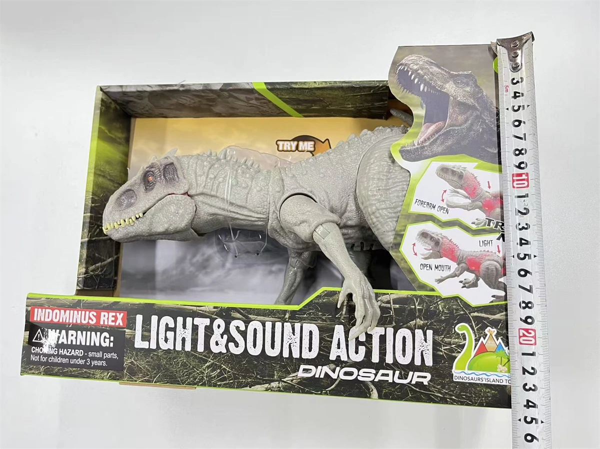 Jurassic Set Di Dinosauri Luminosi Da Costruzione - T-Rex, Triceratopo E Stegosauro In Mattoncini (oltre 400 Pezzi L'uno) - Giocattolo Si Illumina Al Buio Per Bambini 6+ Anni - Regalo Natale