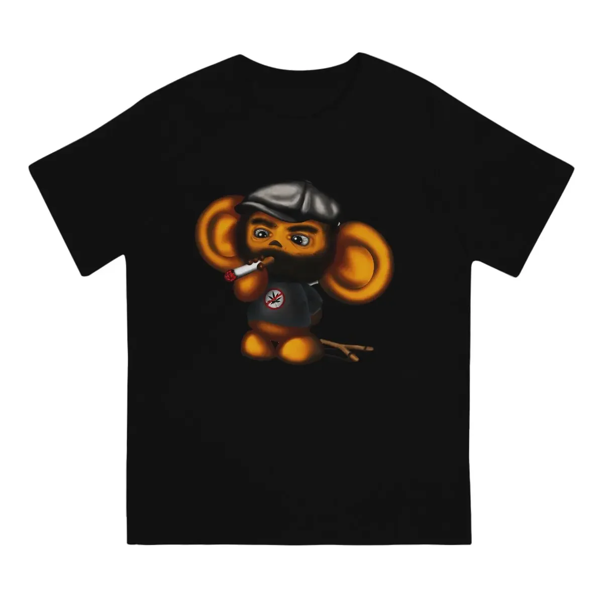 Men's Bad Guy T Shirt Cheburashka Che Burashka Gena Russian Cartoon 100% Cotton Clothes Funny Short Sleeve O Neck Tees