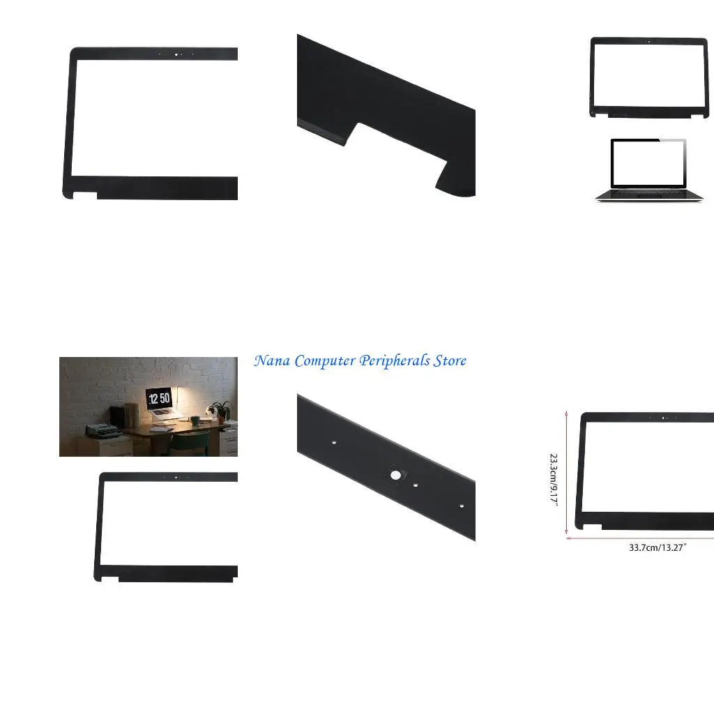

F68C Новая замена для LELL 7450 E7450 LCD Крышка передняя ЖК -рама рама рама рамки