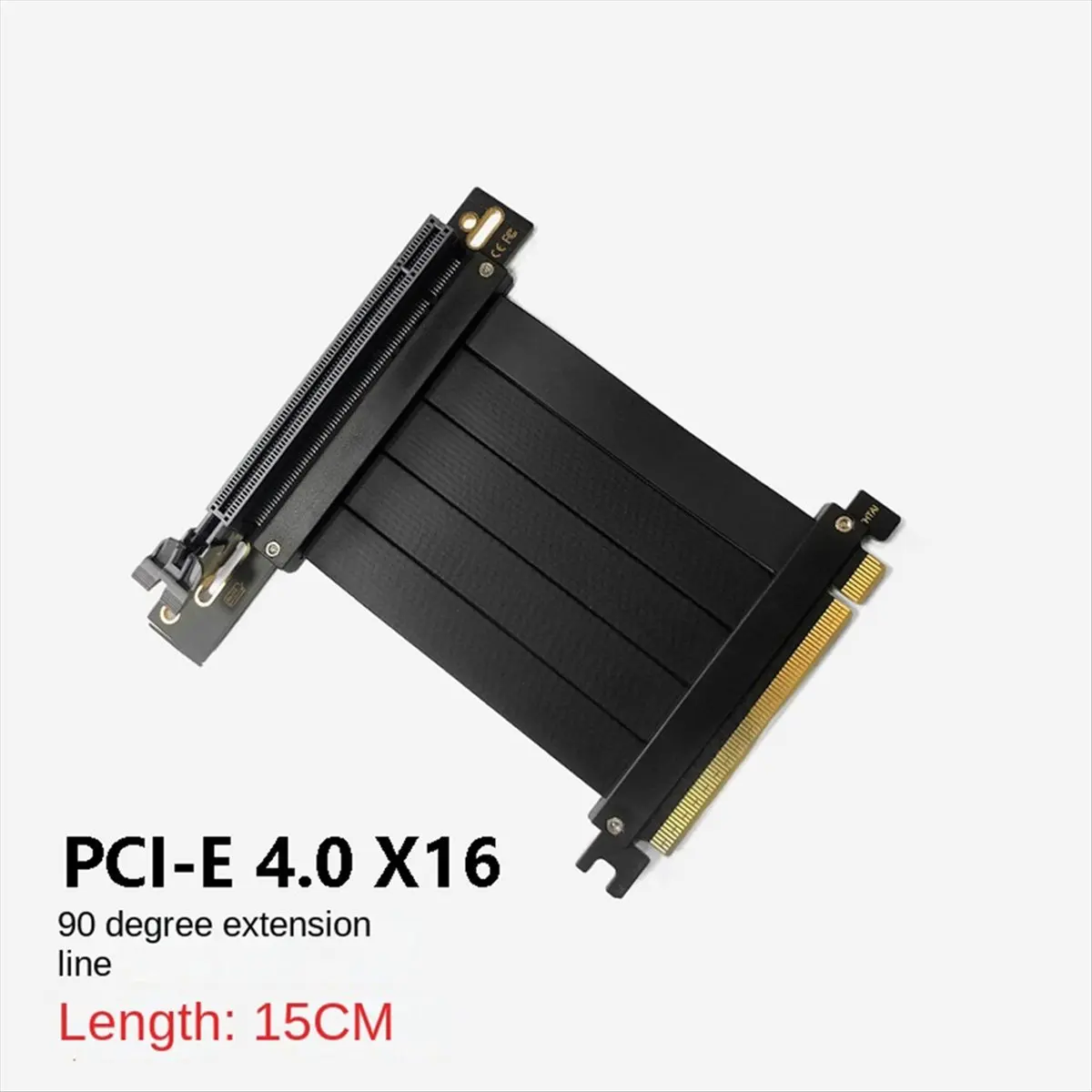 *A23G1205 Full Speed PCI-E 4.0 16X Graphics Card Extension Cable Adapter Board Expansion Port 90 Degree 15CM Cable