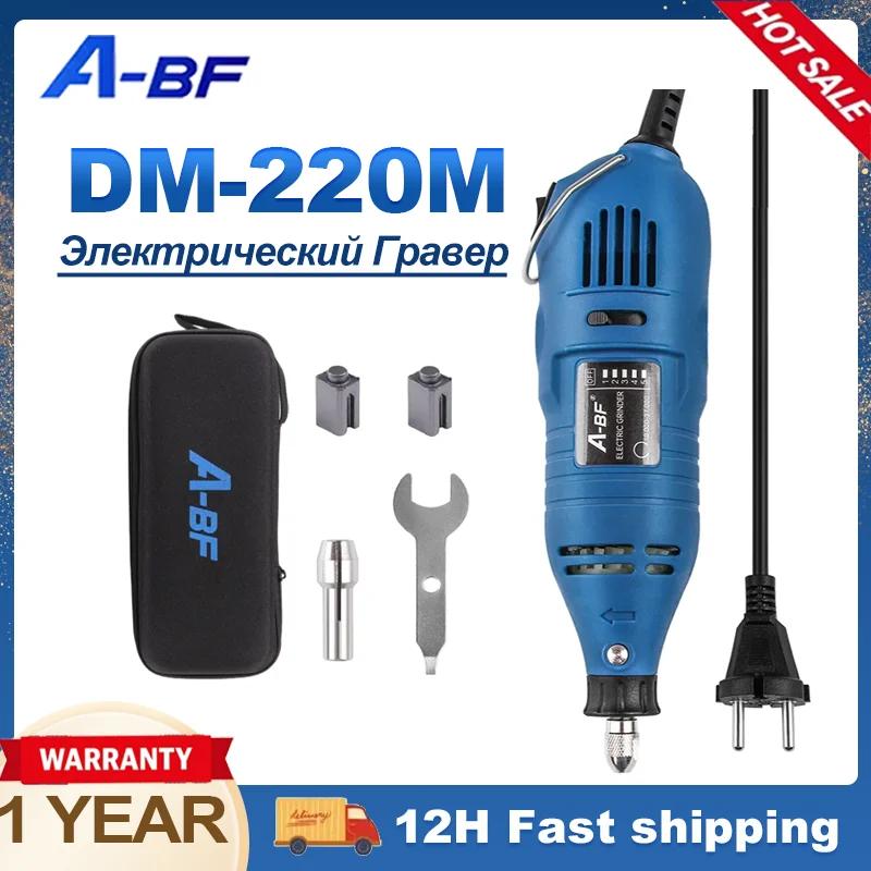 A-BF trapano elettrico Dremel incisore elettrico Mini trapano strumento di lucidatura strumento rotante elettrico con 161 pz utensili elettrici accessori