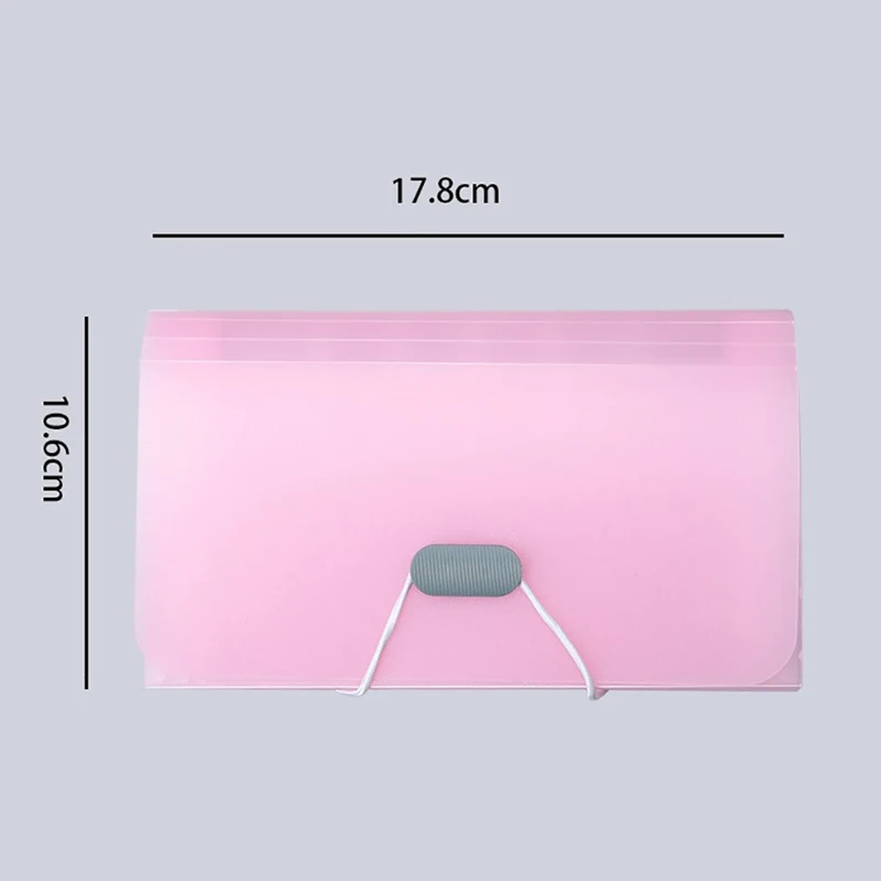 A6 Expanding Wallet Organ Bag Waterproof File Bag Organizer Data Book 13 layers