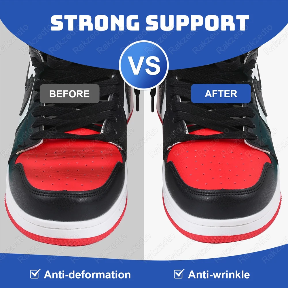 12pcs Shoe Anti Crease Protectors for Sneakers Toe Cap Stretcher Lightweight Crease Guards for Shoes Head Anti-wrinkle Protector