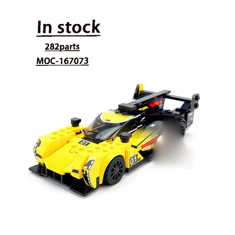 

MOC-167073 Новый классический городской спортивный гоночный автомобиль, модель строительного блока, 282 шт., детский строительный блок на день рождения для мальчиков, игрушка в подарок
