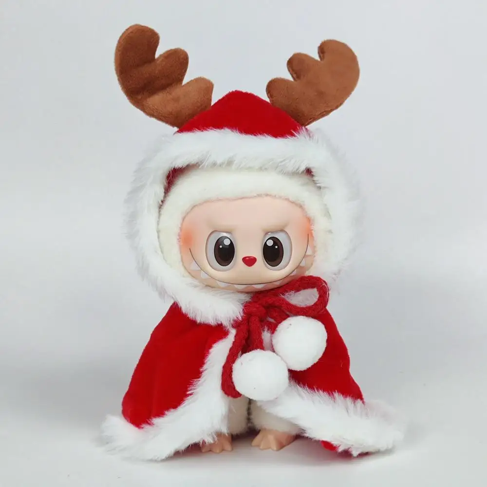 

Mini Doll'S Clothes Outfit Accessories For Labubu Idol V1 V2 Christmas Cookie Man Sweater Hat New Year Clothes Gift