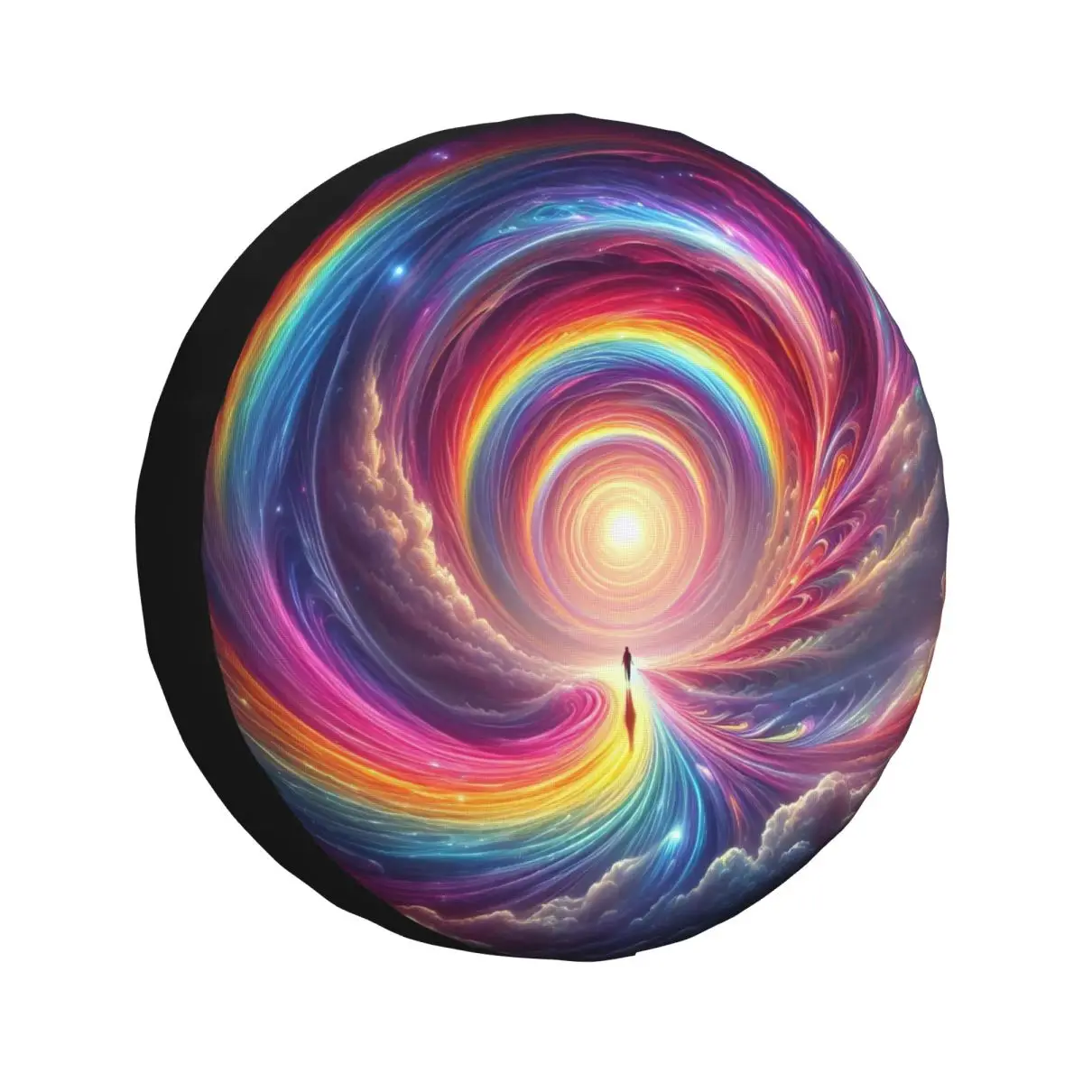 Magical Rainbow Mysterious Spare Tire Cover for Jeep Pajero SUV RV Car Wheel Protectors Accessories 14