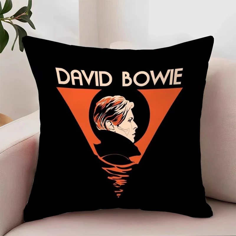 D-David­ Bowies Decorative Pillowcase 40x40 Home Decor Pillowcases for Pillows 45x45 Cushions Covers Cover for Pillow Cushion