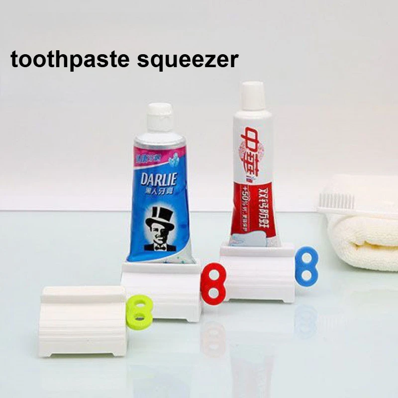 

5 шт., соковыжималка для зубной пасты в японском стиле, простой в использовании диспенсер из АБС-пластика для ванной комнаты, детский помощник для ленивых, инструмент для предотвращения отходов