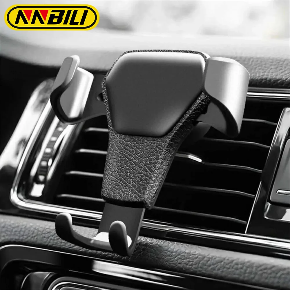 Universal Gravity Auto Phone Holder Car Air Vent Clip Mount Mobile Phone Holder Cell Phone Stand Support For iPhone For Samsung