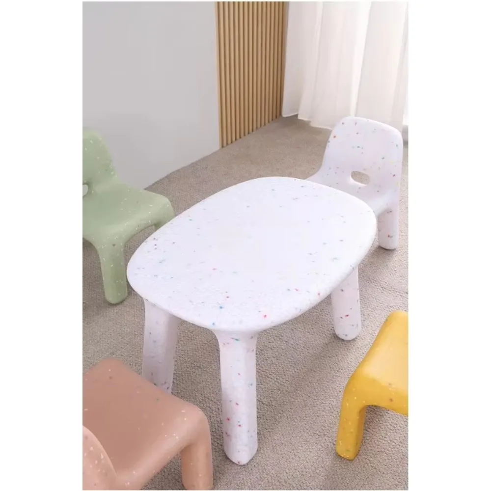 도매 현대 디자인 어린이 가구 플라스틱 테이블 및 의자 세트 유치원 학습 테이블 교실용 고품질