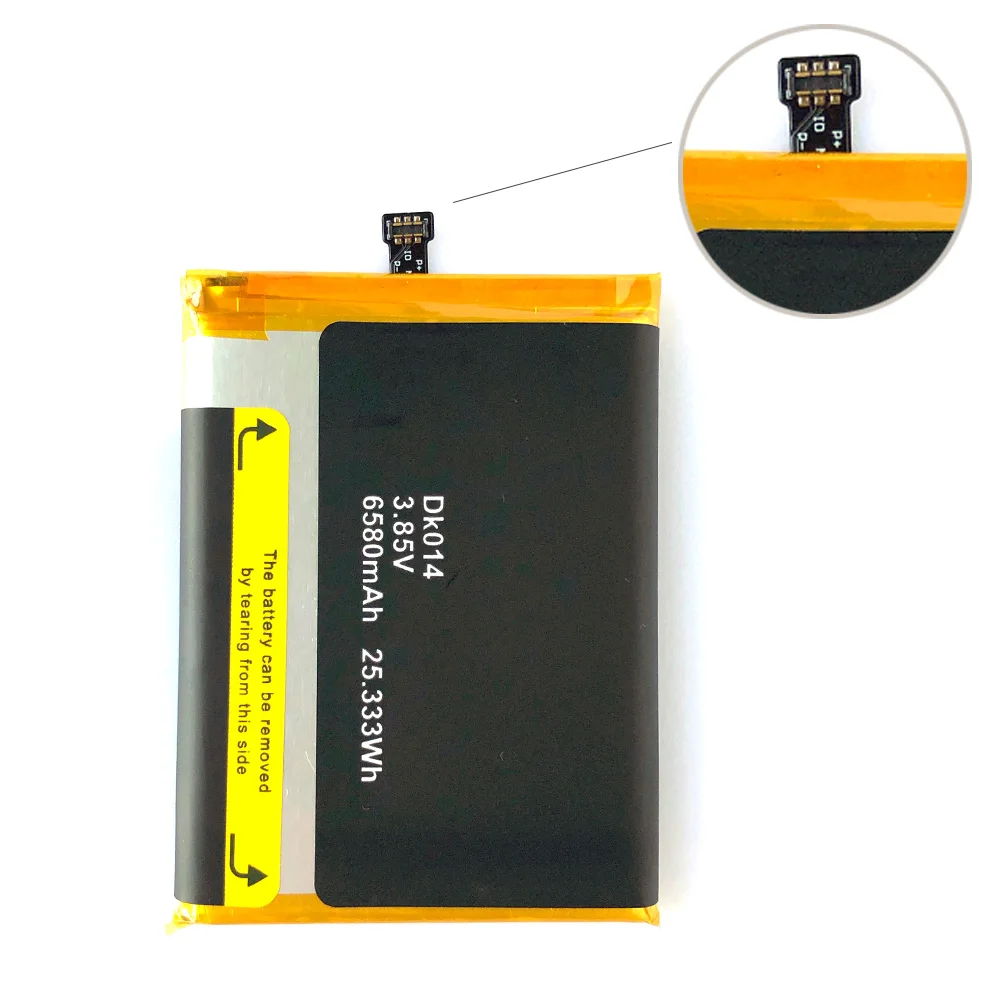 100% Original Replacement Battery BV 9800 6580mAh DK014 For Blackview BV9800 / BV9800 Pro BV9800Pro Smart Mobile Phone Batteria