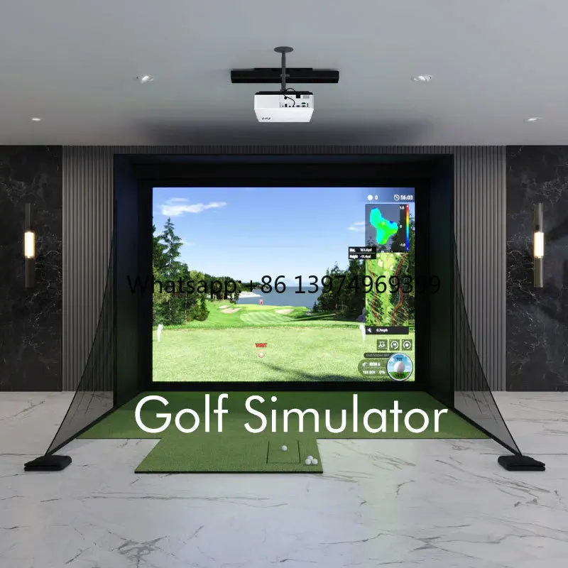 SMX 6000 Lumen Short Throw Mapping Projection Advertising Immerisive Laser Projector Golf Simulation