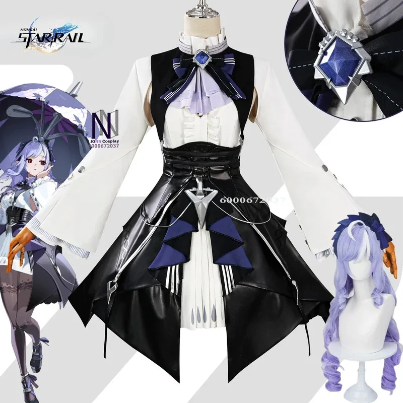 

Hot Game Zenless Zone Zero Vivian Cosplay Costume Anime Popular Role Playing Dress Wig Full Set Uniform for Girls Women Comiccon