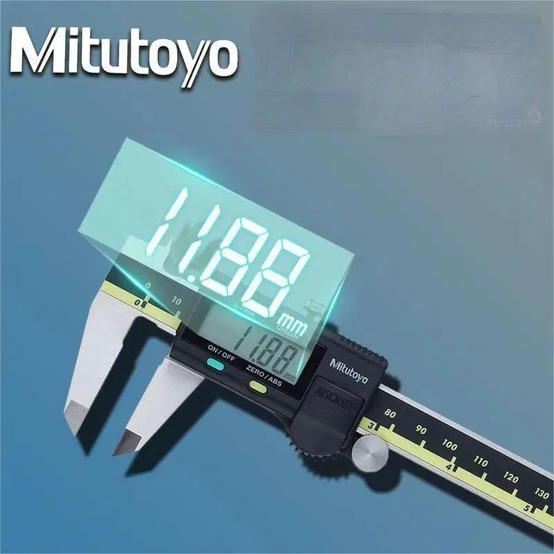 

Mitutoyo Caliper LCD Digital Vernier Calipers 200mm 8Inch Electronic Calibrator Measuring Tools Stainless Steel Caliber