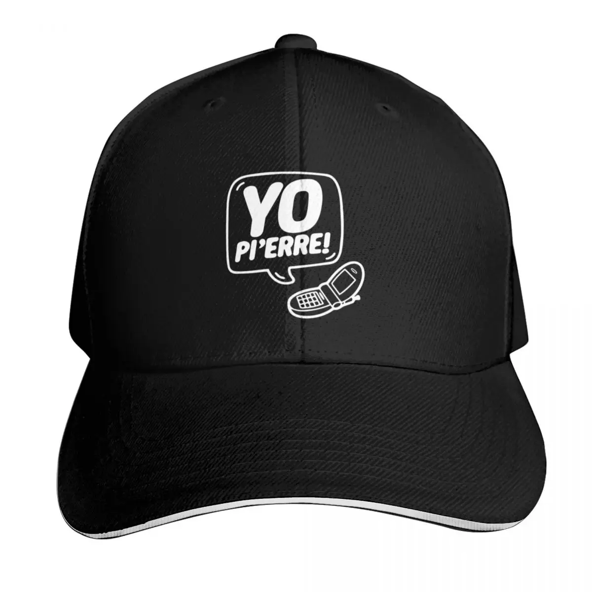 Gorra de béisbol Pierre Bourne Yo Pi_erre Black Celly White, gorra de golf, gorra snapback, gorra de lujo, gorras para el sol para mujeres y hombres