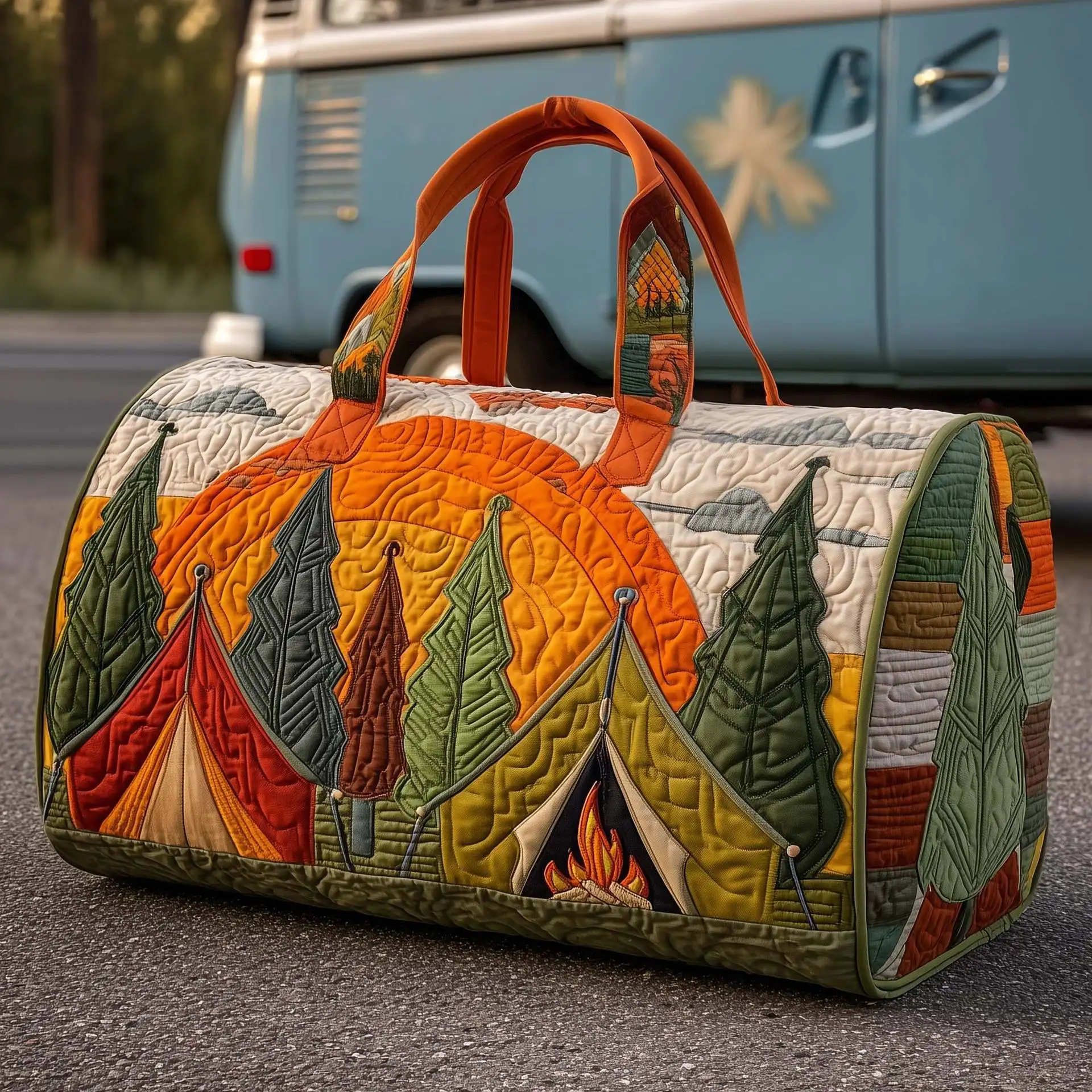3D Printed Quilted Travel Bags fashion Gifts Hiking Camping Handbag casual Tote Bag Beach Sport Bags Personalized Training Bag